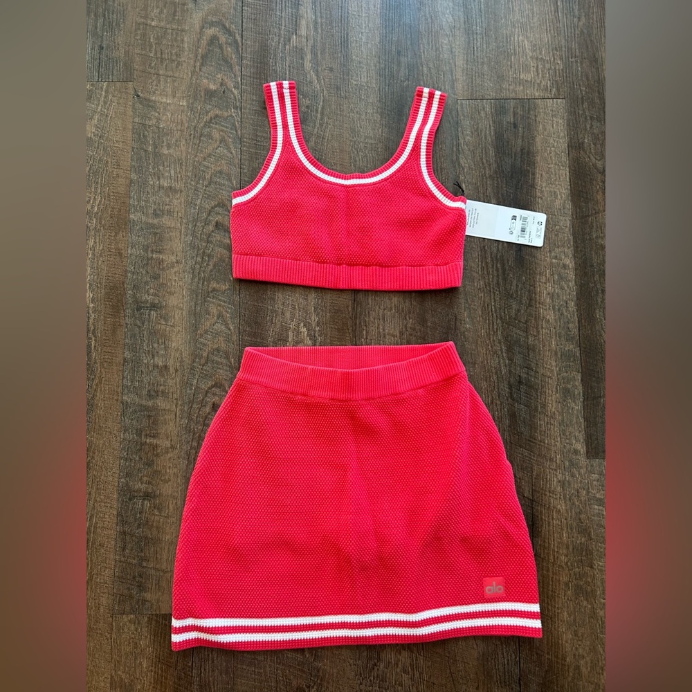 Alo tennis club skirt set